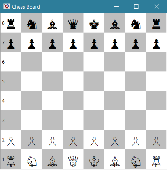 Draw a Chess Board using Graphics Programming in C - GeeksforGeeks