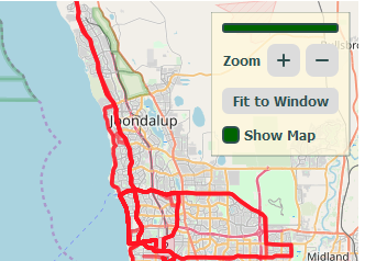 The MapControl snip overlayed over the map
